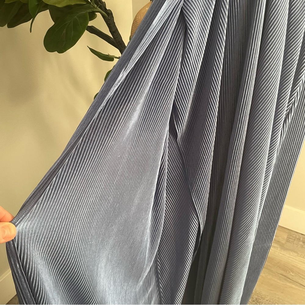 Lucy in the Sky Blue One Shoulder Dress - Picture 7 of 8
